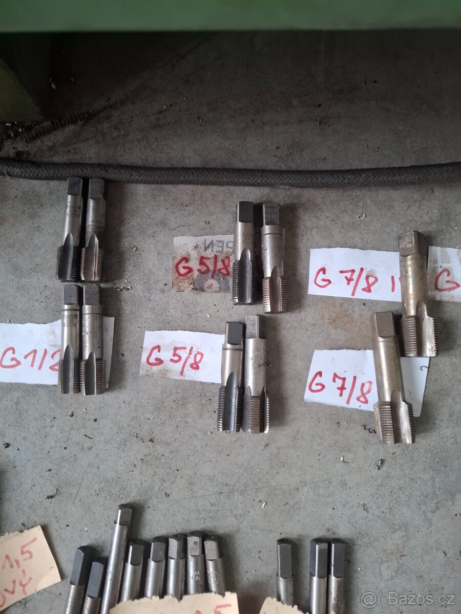 Závitníky M a G a M levé - 4