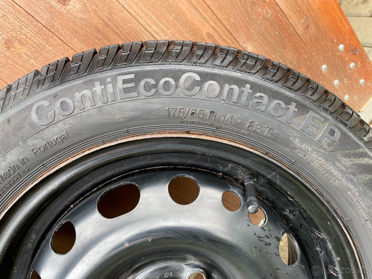 Opel GM - disk s pneu 175/65r14 4x100 - 1 kus - 4