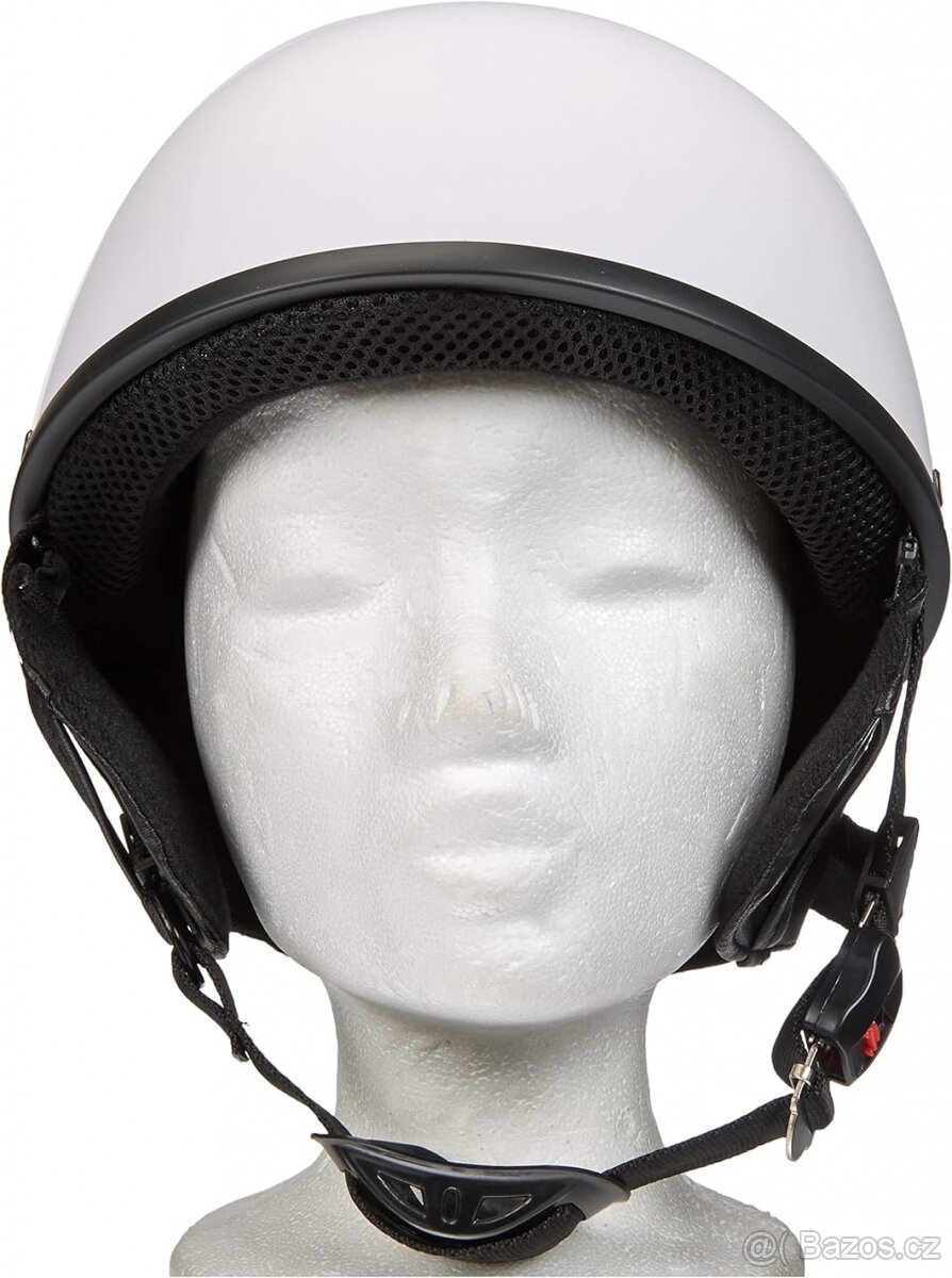 Helma Mil-Tec Moto Retro - bílá - 4