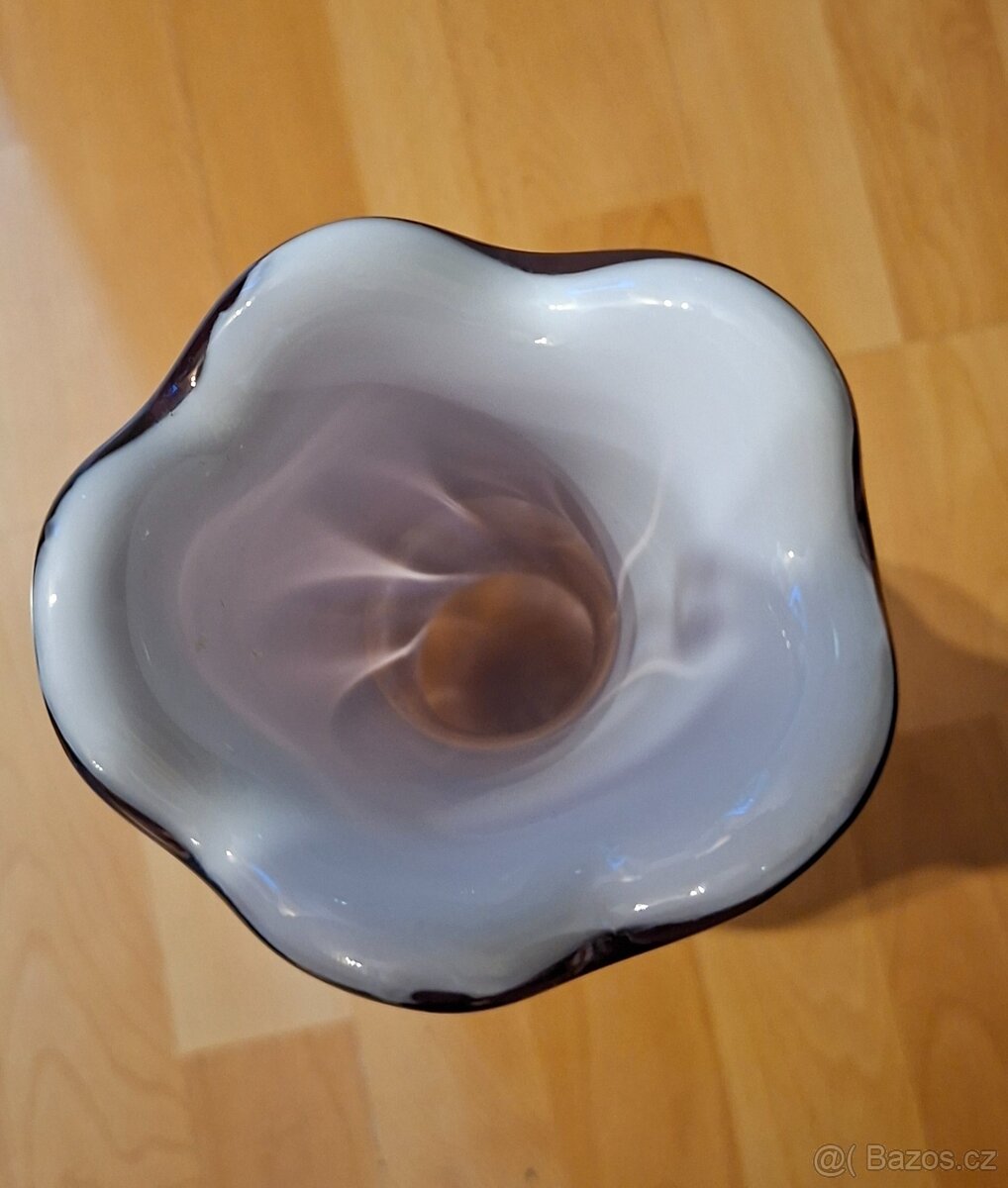 Skleněná opal.váza - 4