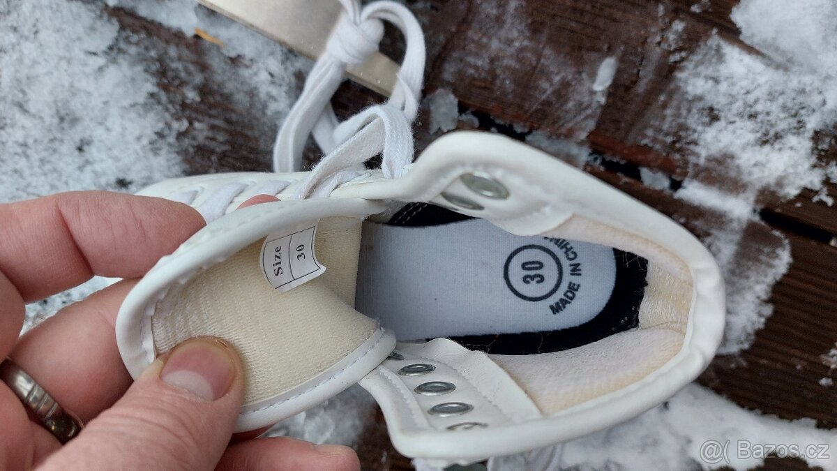 Bílé dívčí brusle vel. 30 - 4