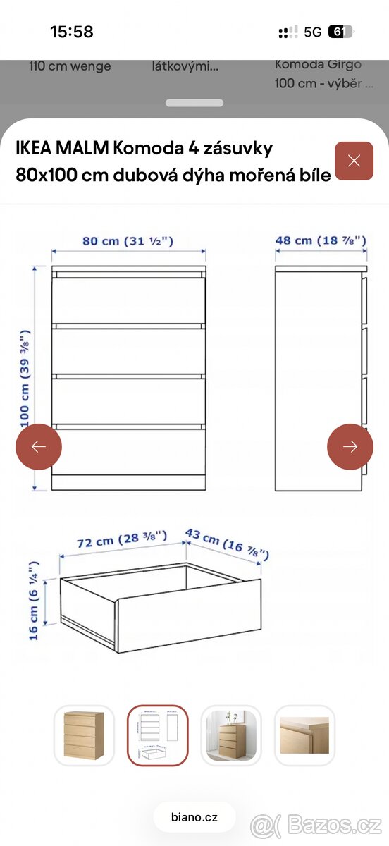 Komoda IKEA MALM - 4