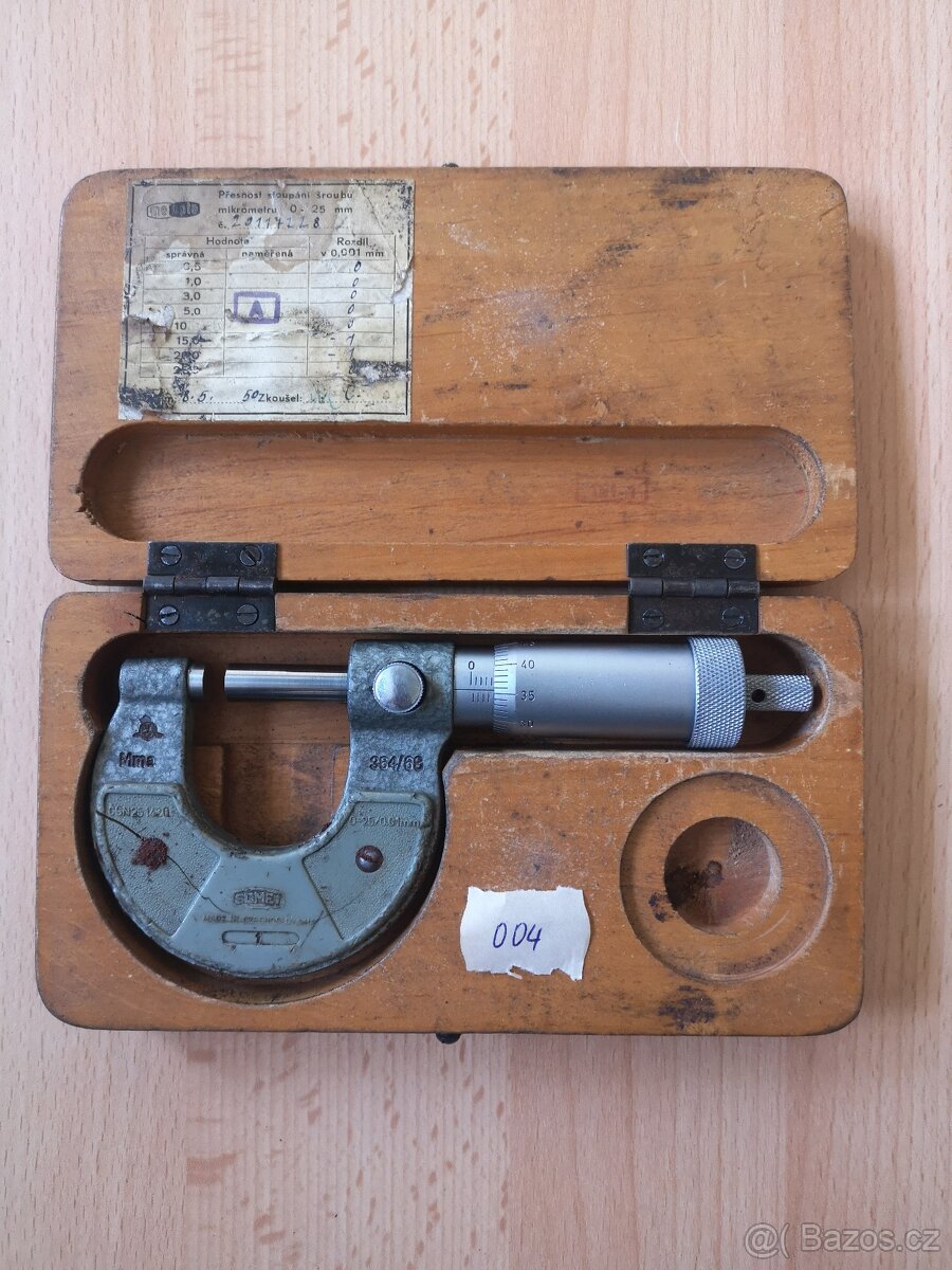 Mikrometr 0 - 25mm - 4