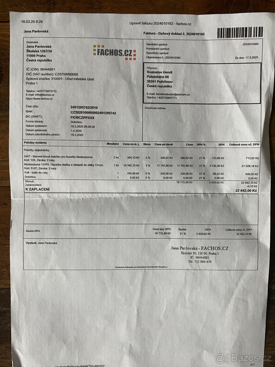 Řezačka na dlažbu Montolit - 4