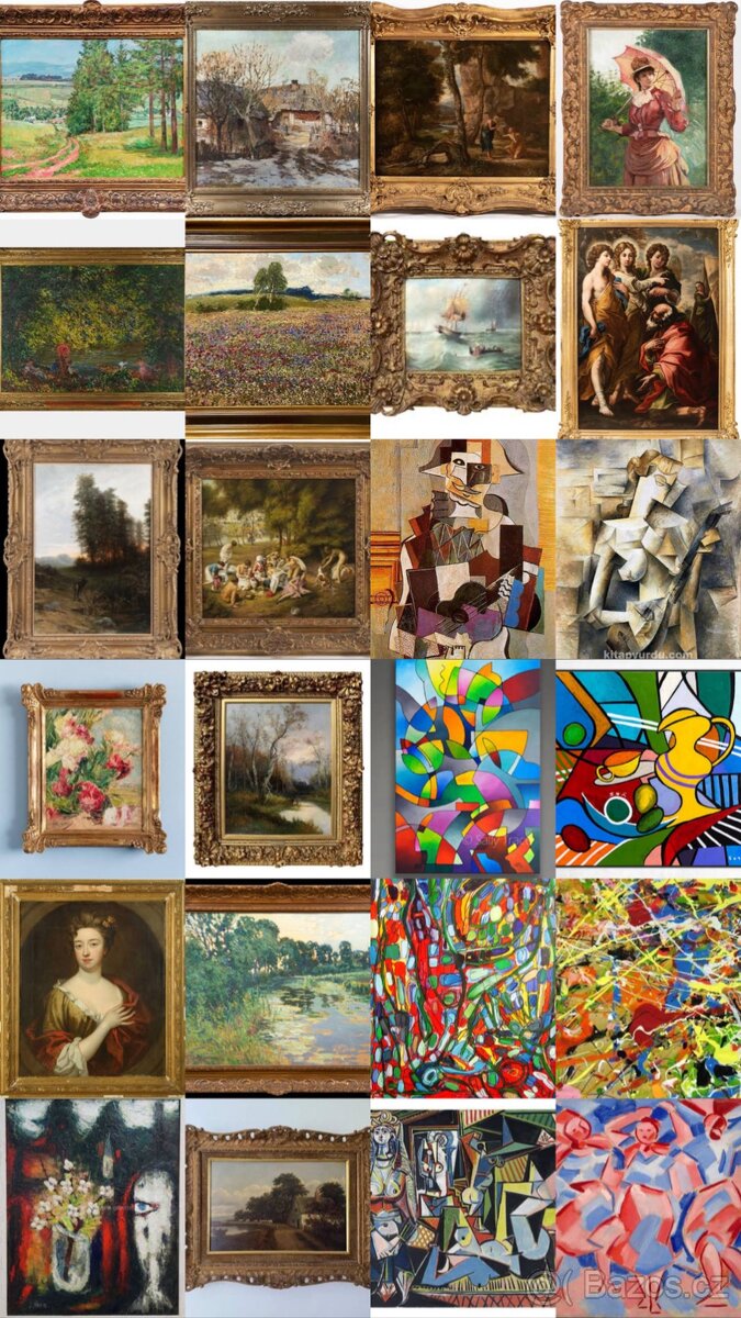 SBĚRATEL KOUPÍ STARÉ MALOVANÉ OBRAZY-RÁMY - 4
