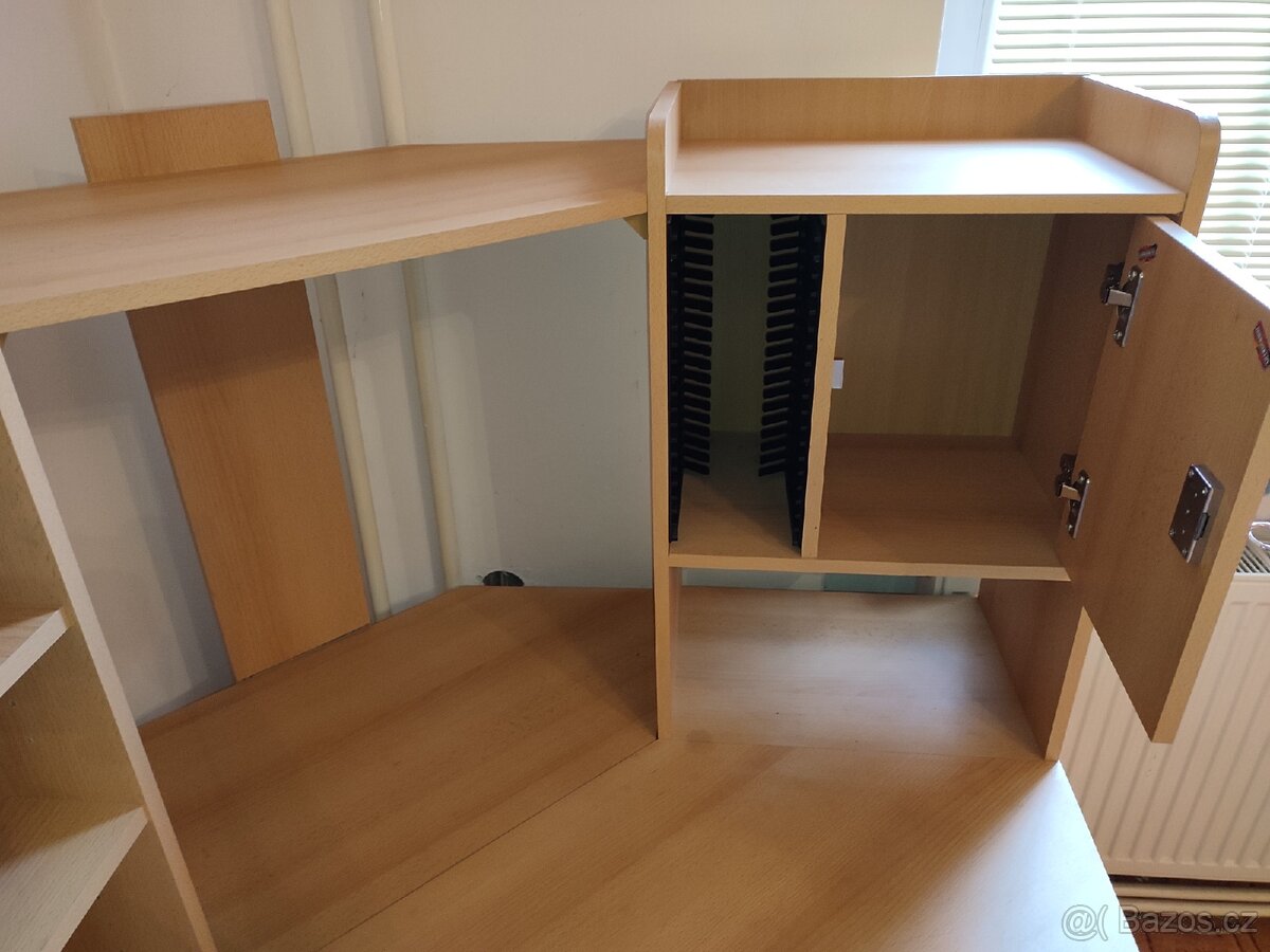 Rohový psací stůl - 4