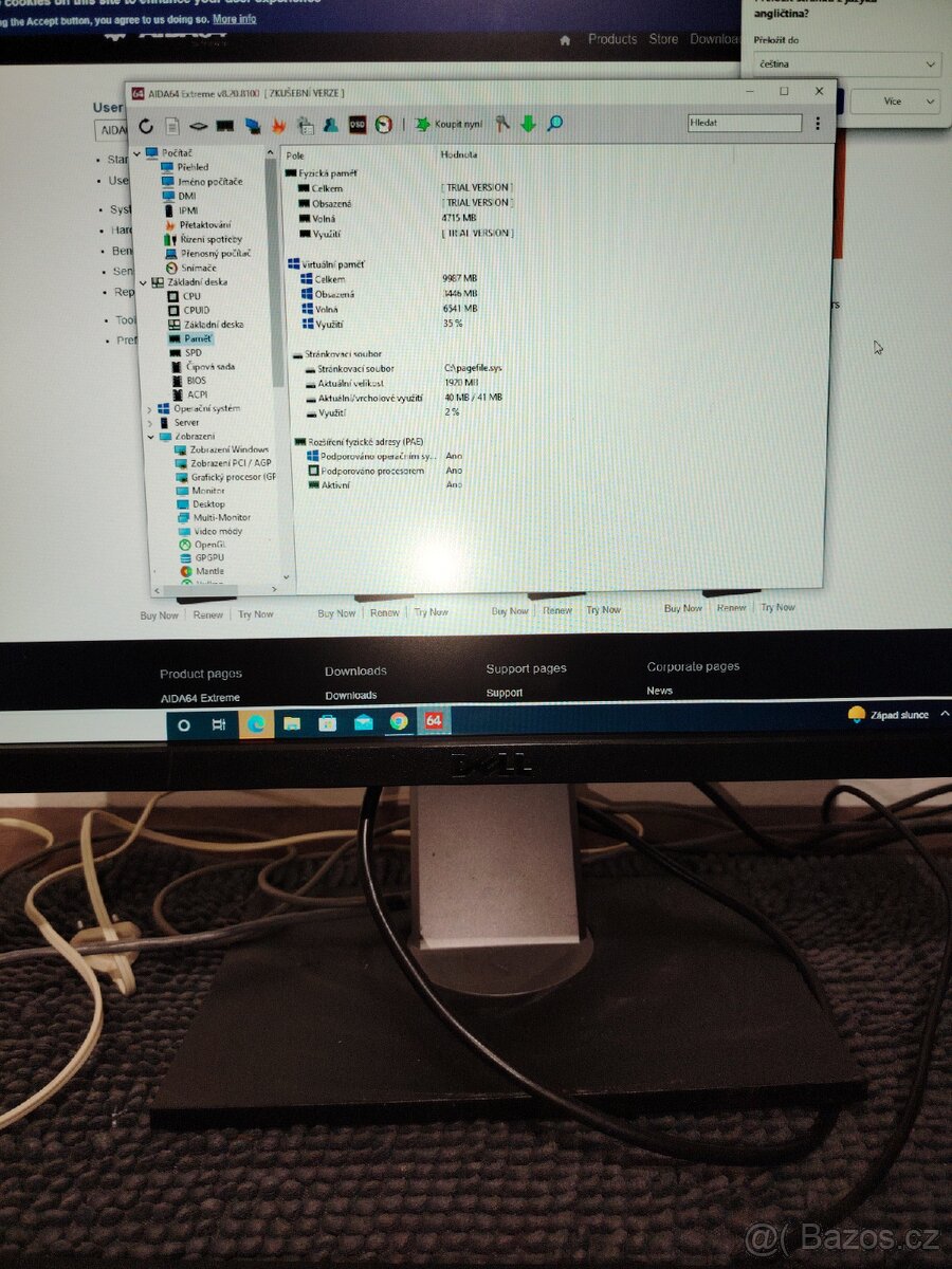 Kompletní sestava, monitor dell 22" - 4