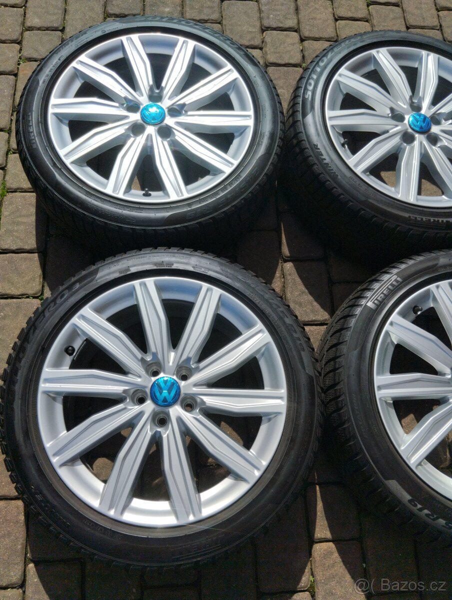 ALU KOLA AUDI / VW 5X112 R19 SADA KOMPLET ZIMA - 4