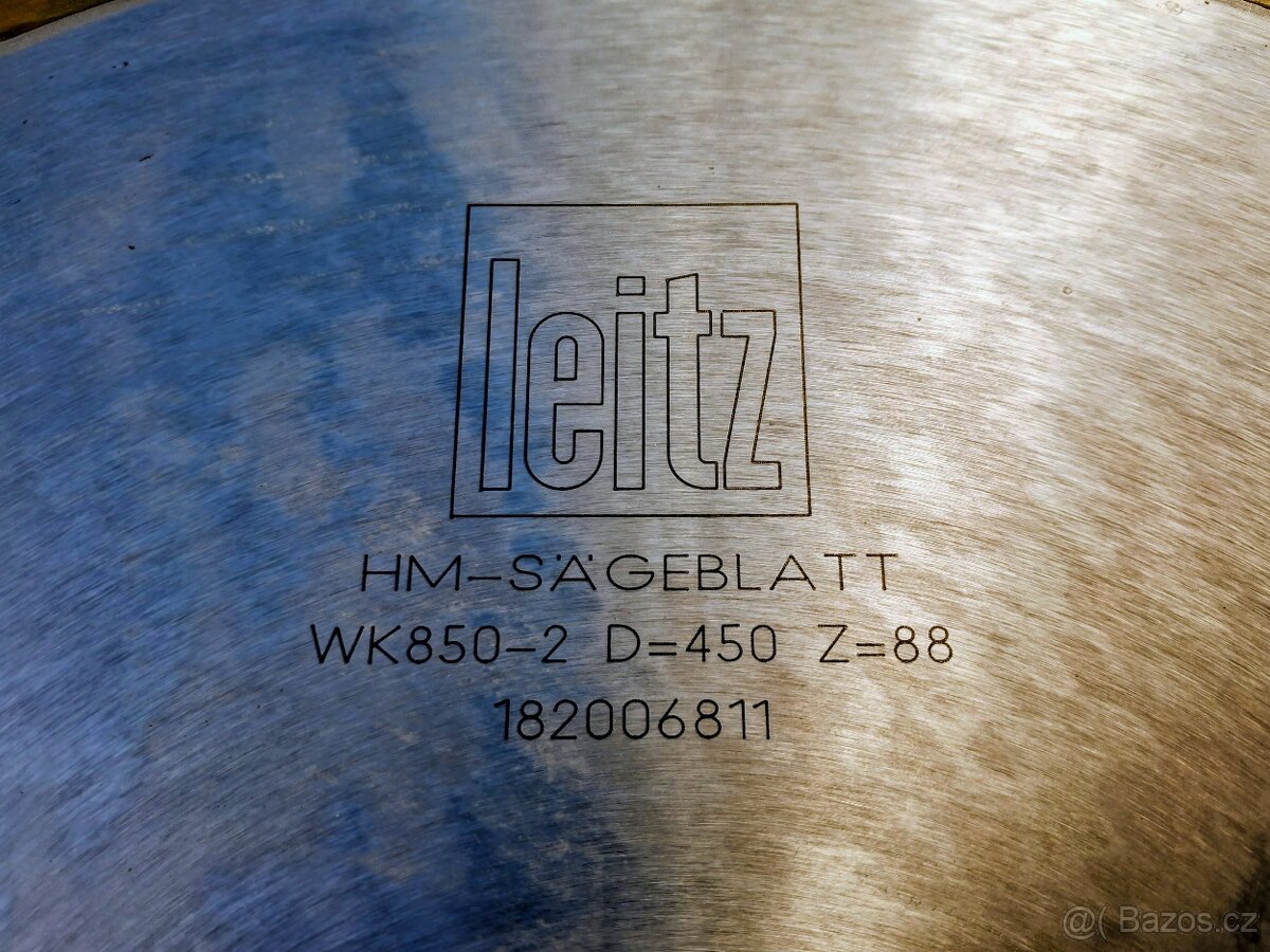 NOVÝ vidiový pilový kotouč vysoké kvality LEITZ 450x3.6x30 + - 4