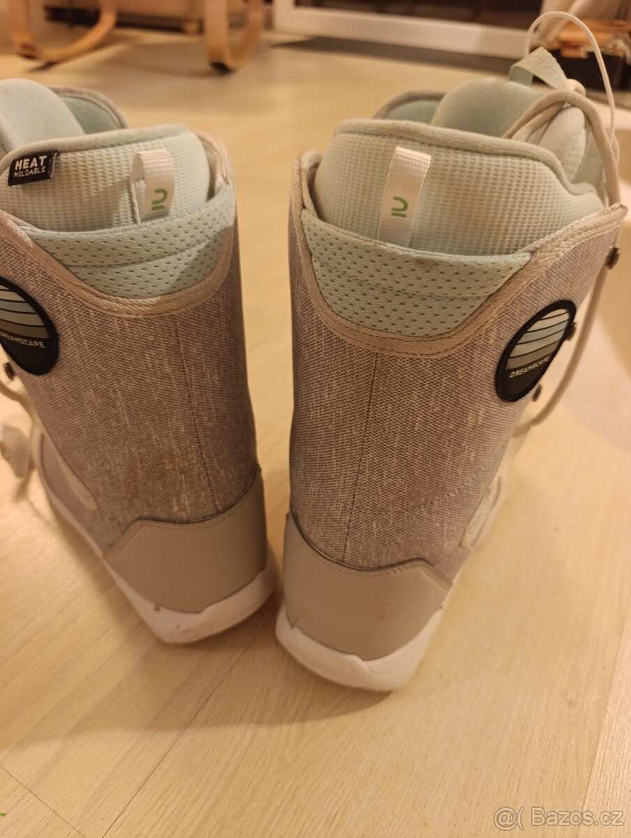 Boty na snowboard Dreamscape 38 bílé - 4