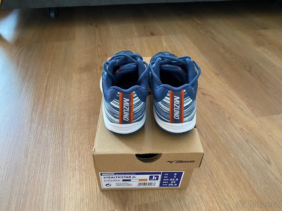 Dětská sálová obuv MIZUNO Stealth Star - vel. 32,5 - 4