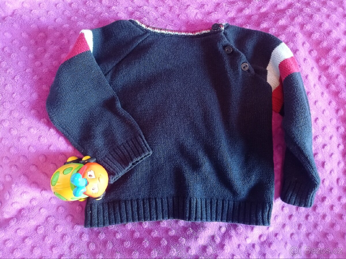 Dětský svetr Mašinka Tomáš - 4