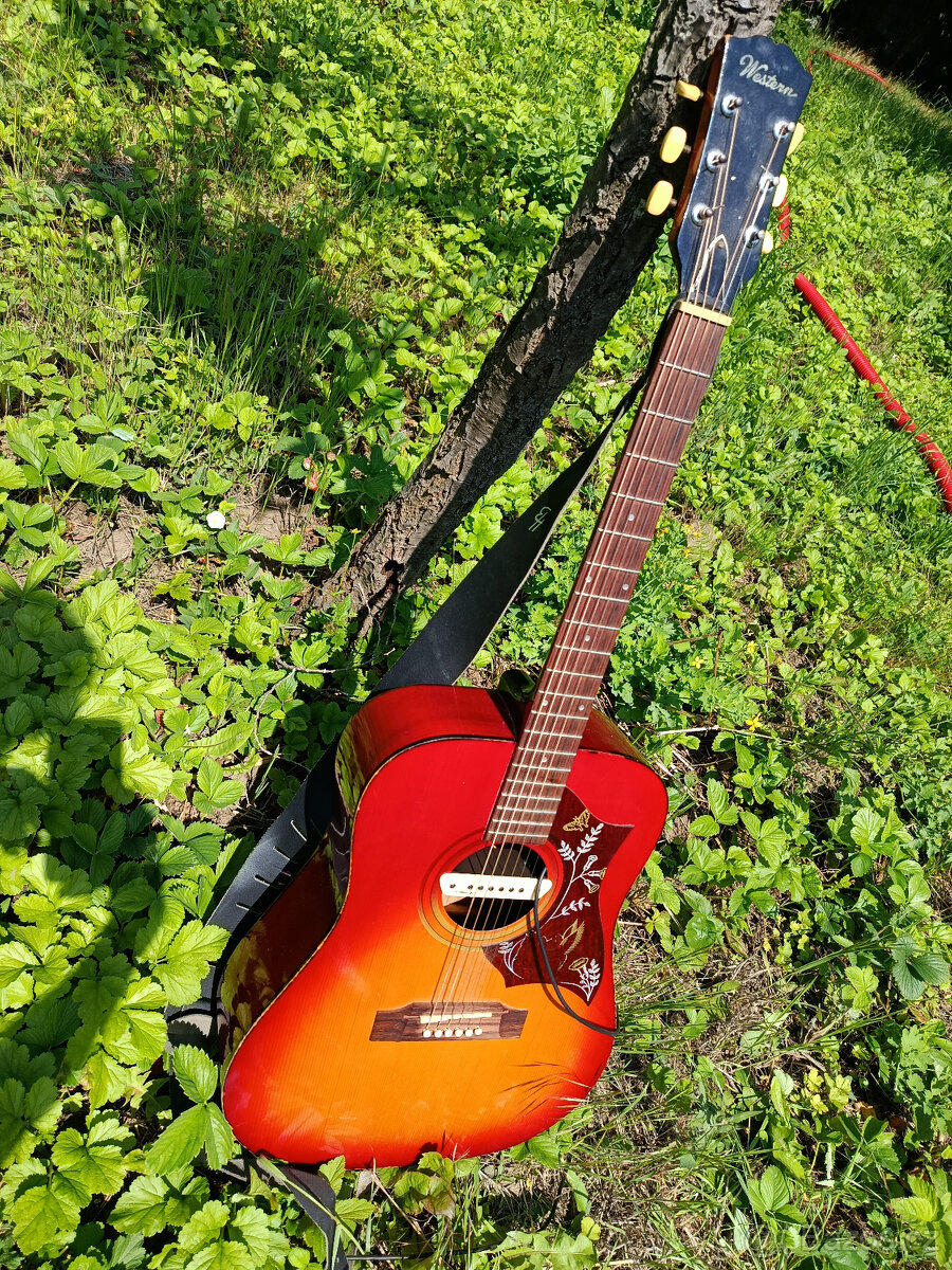 akustická kytara made in Japan, ruční výroba, Hummingbird - 4