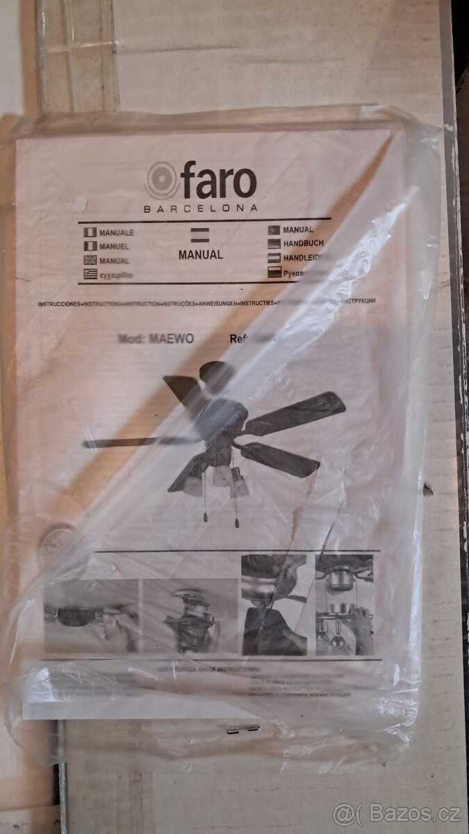 Stropní ventilátor s osvětleniem - 4