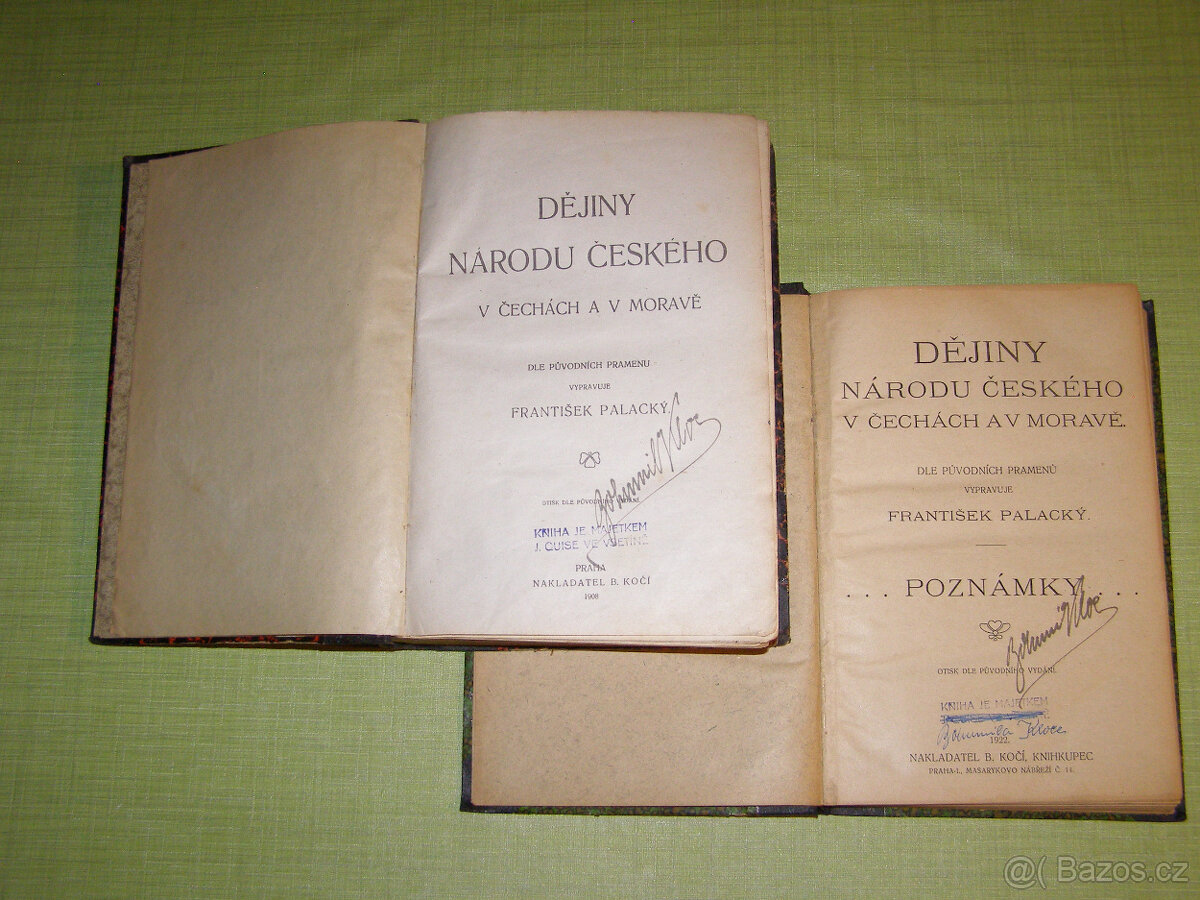 Palacký Dějiny národa českého - 4