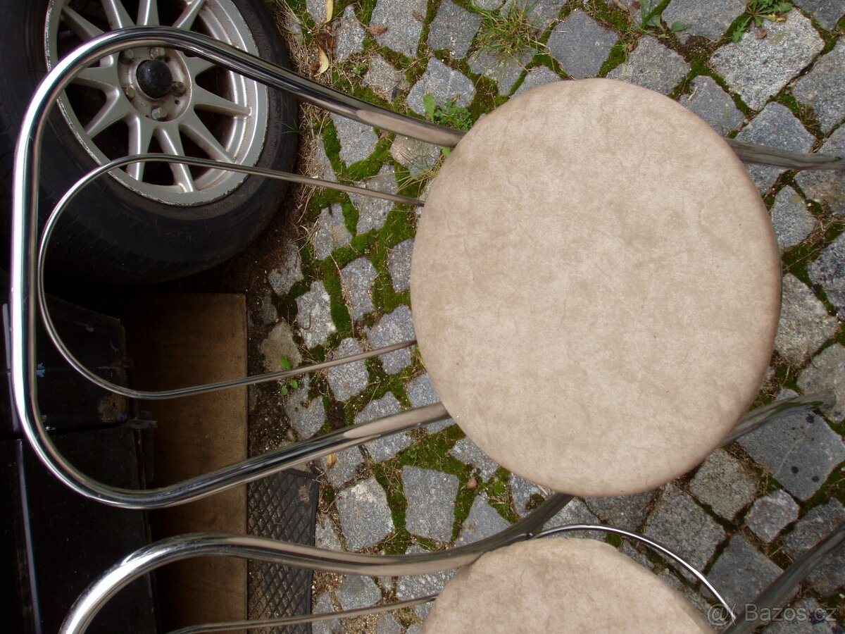 Kovové židle 4 ks - 4