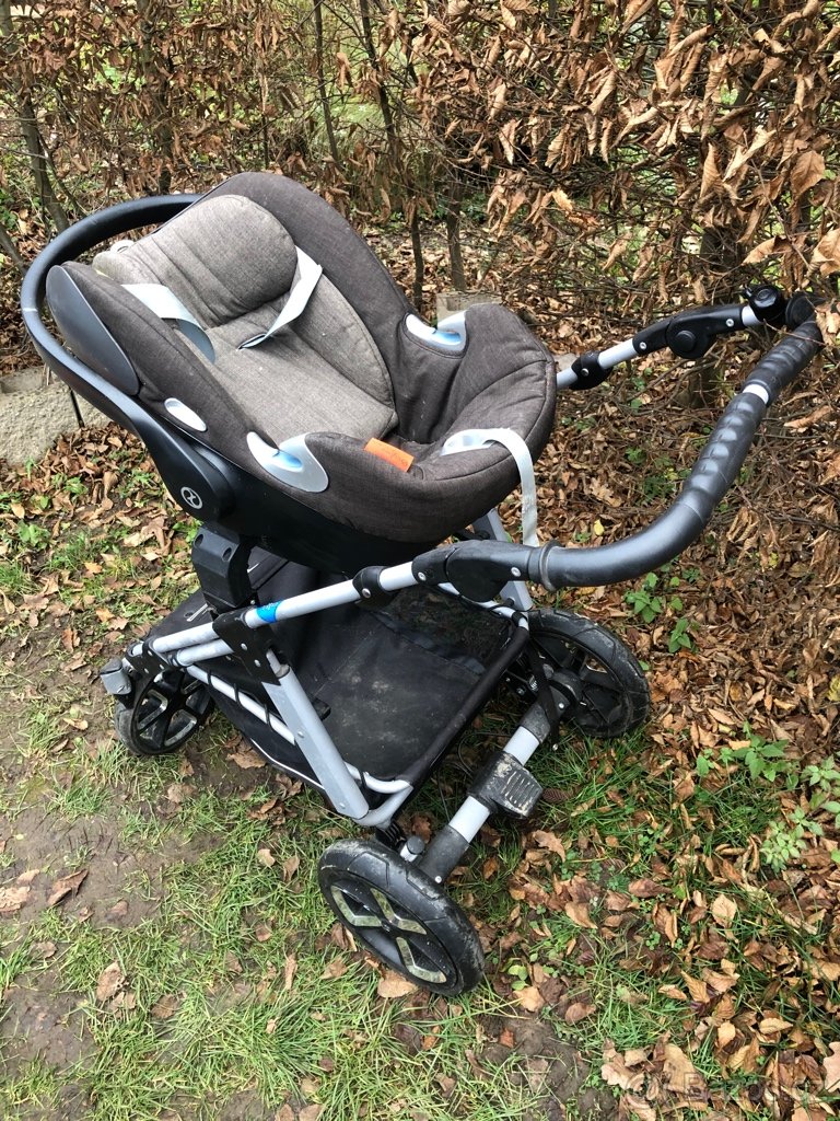 Kočárek trojkombinace + podložka isofix - 4