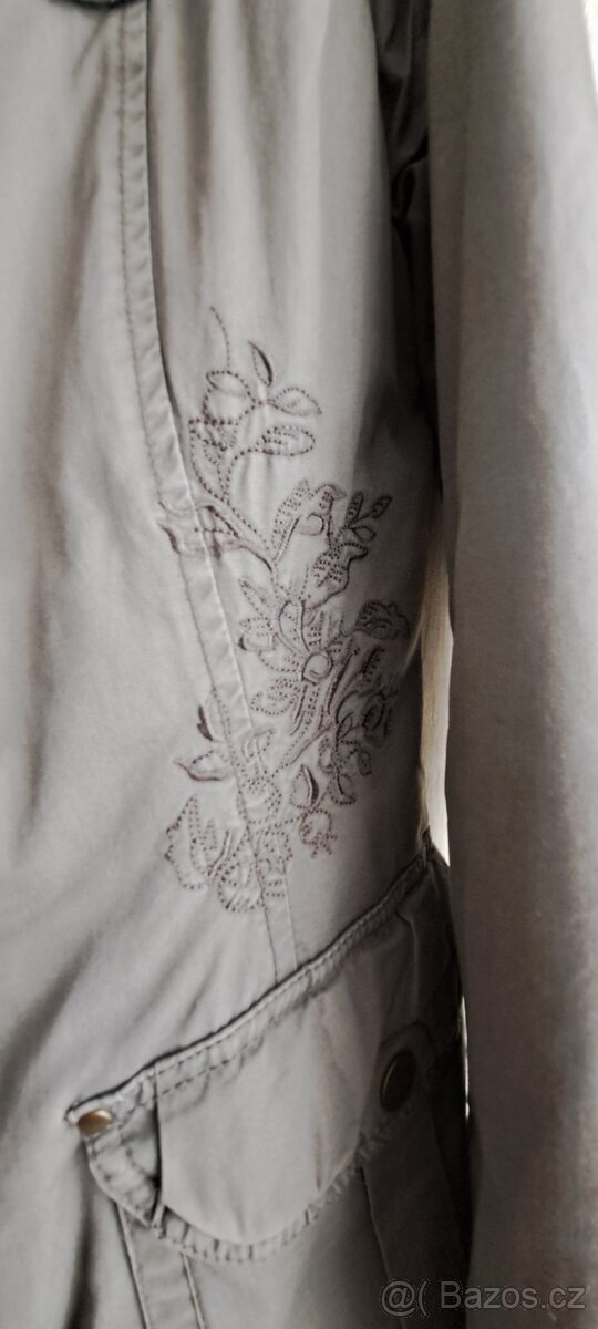 Khaki dámský kabátek - 4