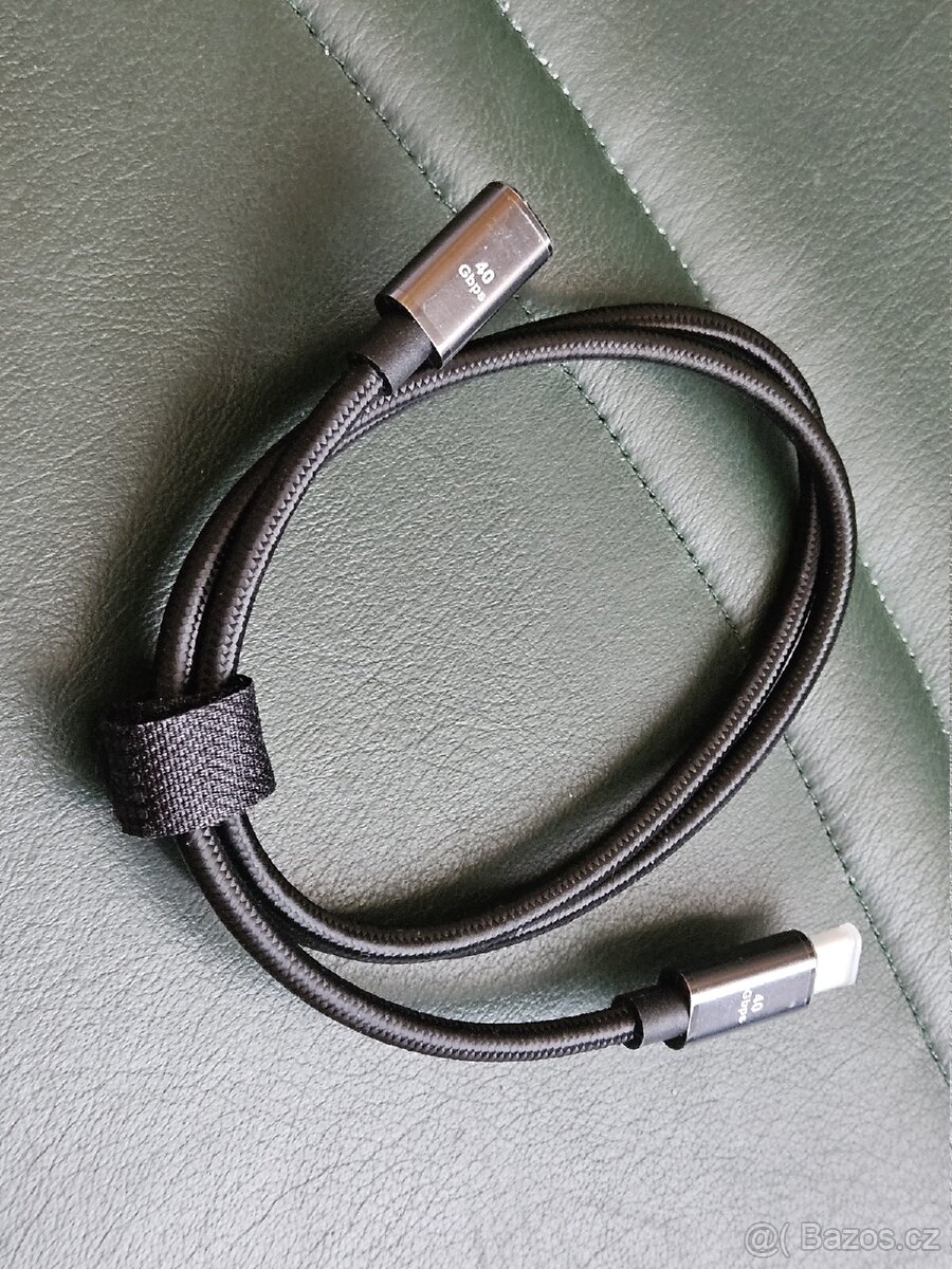USB 4 40Gbit Thunderbolt 3 prodlužovací datový kabel 100W PD - 4