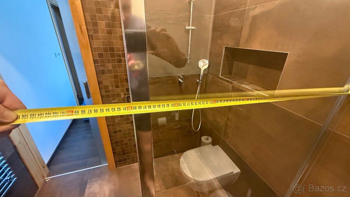 zánovní sprchový kout 120x90cm - 4