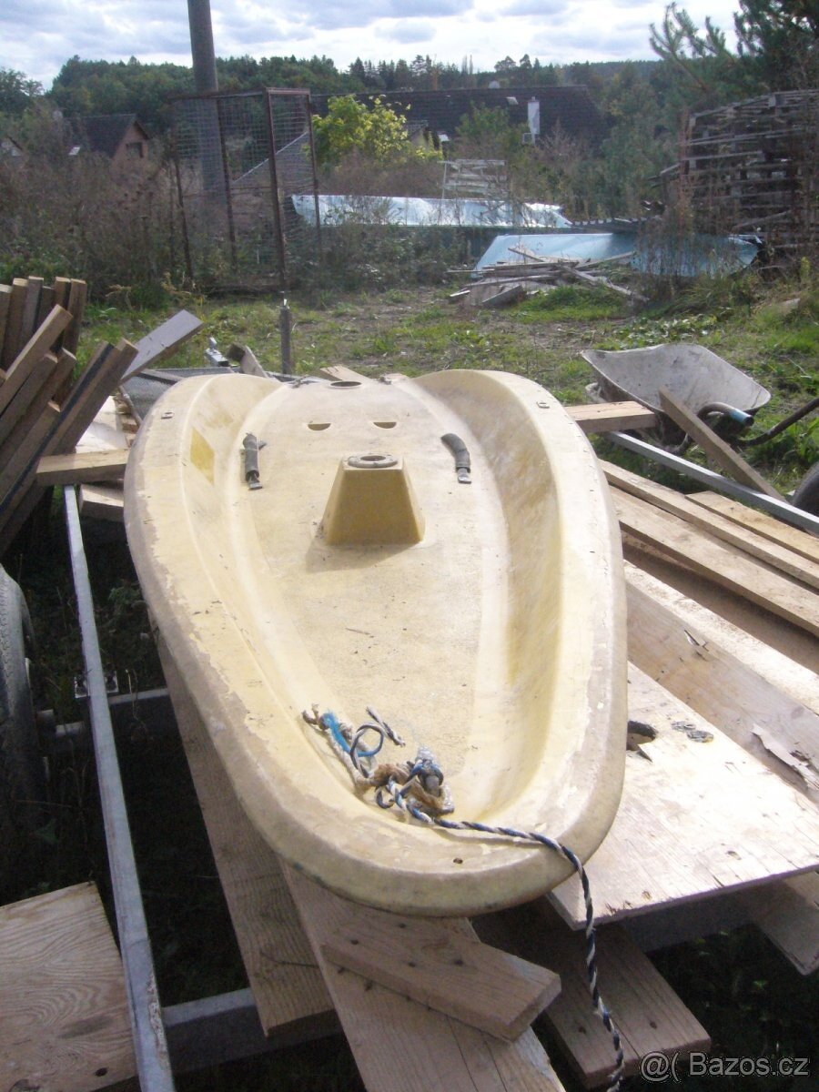 vlek za traktor, dětská plachetnice, plovák - 4