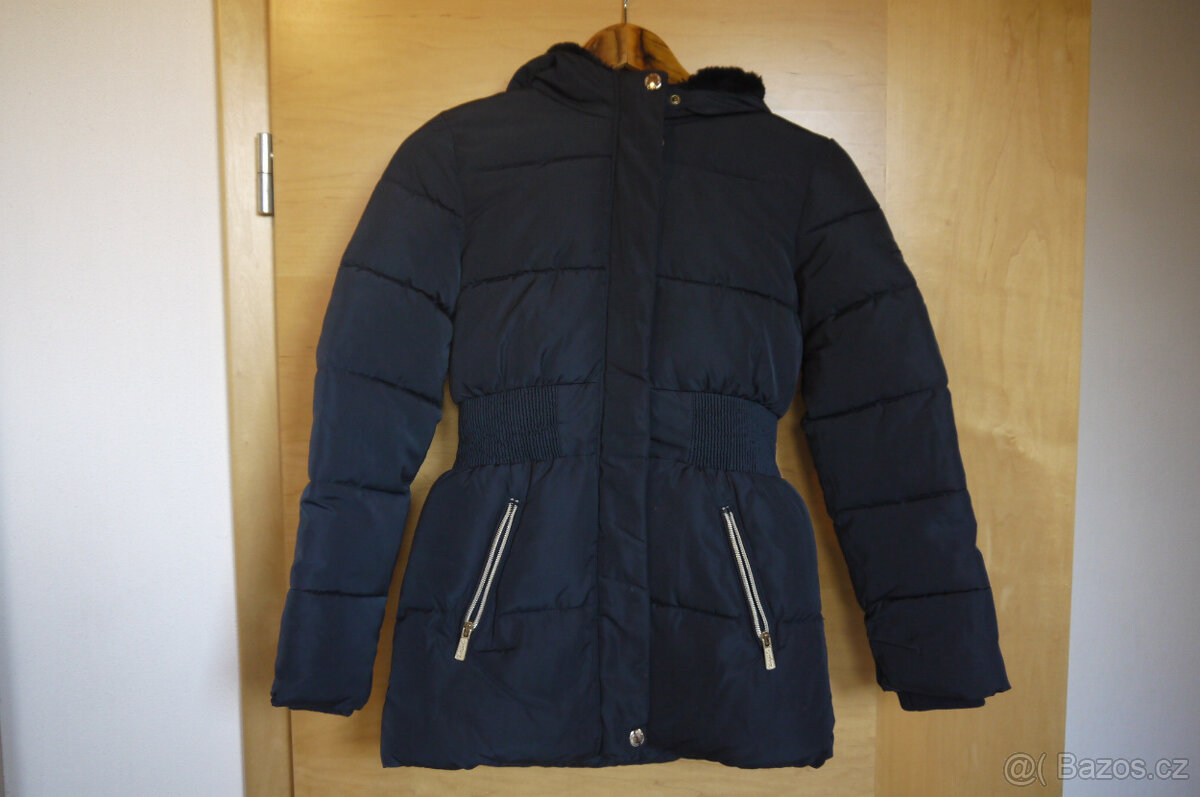 Dívčí zimní kabát, vel. 146 - 4