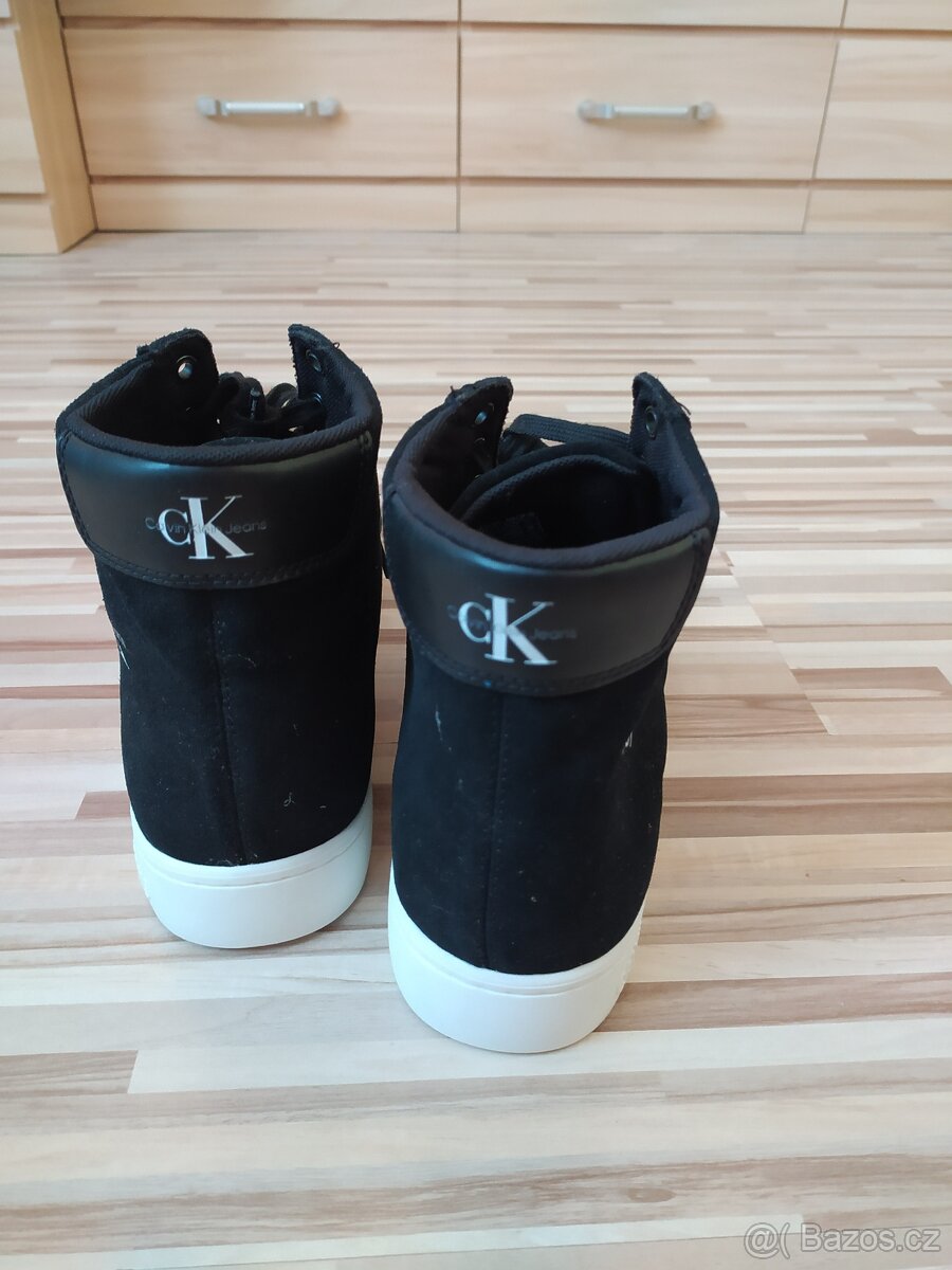 KOTNÍKOVÉ TENISKY | ÚPLNĚ NOVÉ | ČERNÉ | CALVIN KLEIN JEANS - 4
