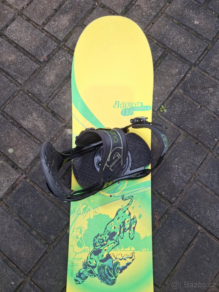 Snowboard Burton Choper 137cm + vázání Burton Citizen S - 4
