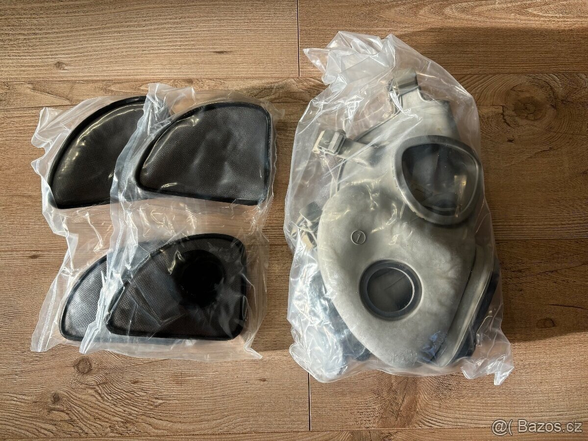Vojenská plynová maska ČSLA, M10M, originál, nová - 4