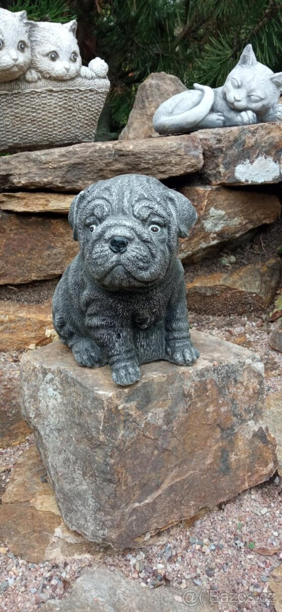 Zahradní dekorace- Anglický buldoček - 4