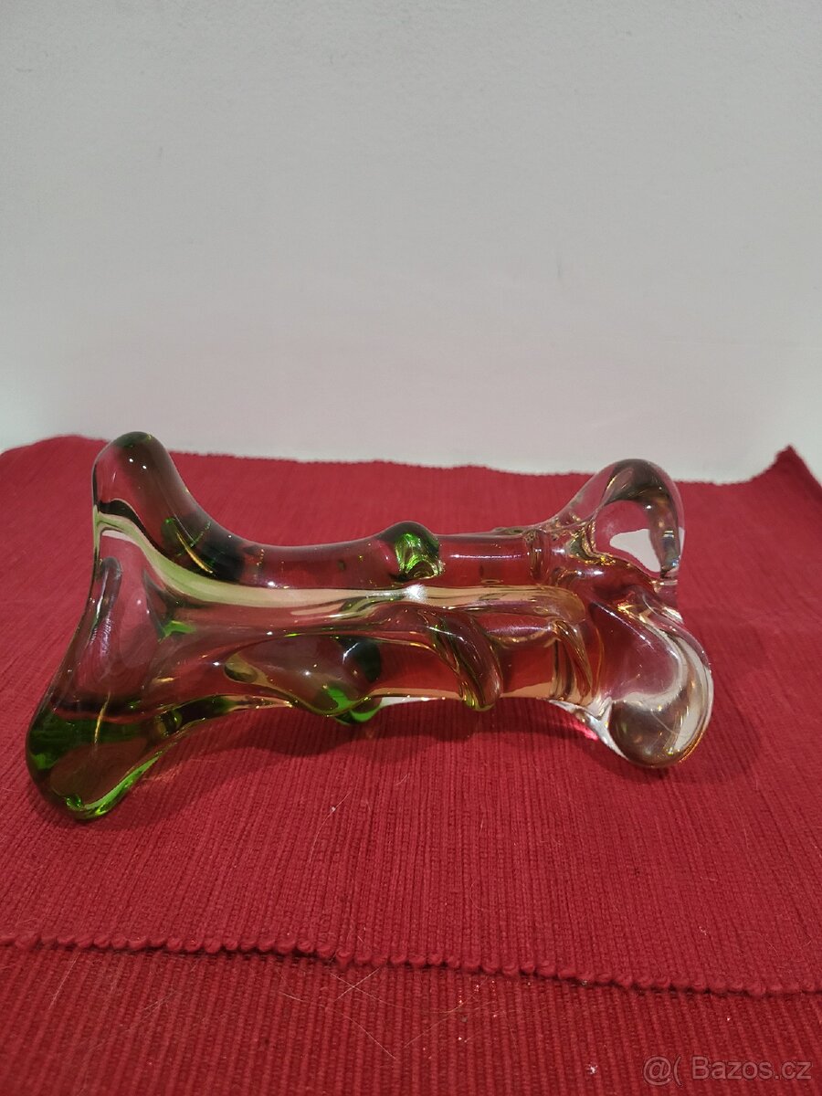 VÁZA HUTNÉ SKLO - 4