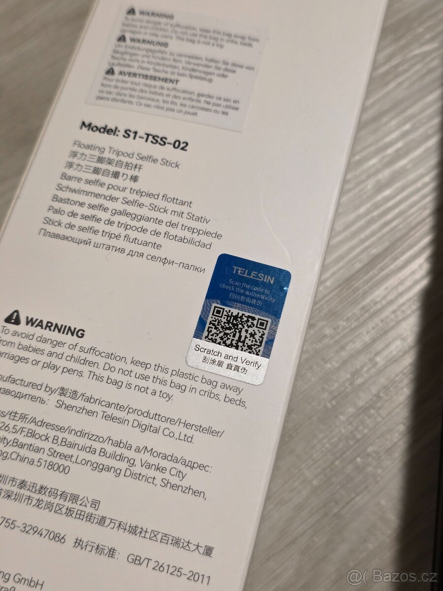 Prodám selfie, stativ tyč Telesin pro GoPro - 4