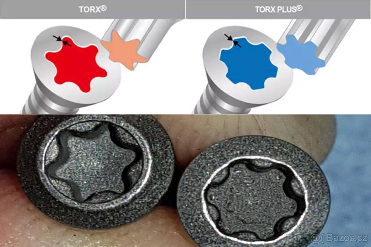 Šroubovák 8IP+15IP (otočná čepel) TORX PLUS® - 4