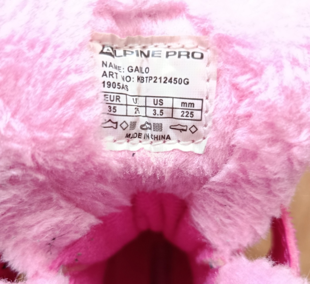 Nová dětská zimní obuv Alpine Pro Gailo vel. 35 - 4