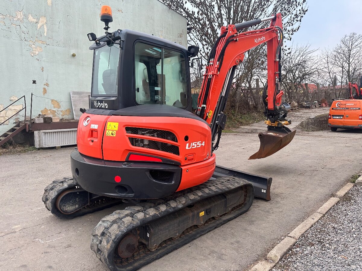 Pásový bagr Kubota U55-4,r.v.2020,1331MTH, ENGCON, KLIMA - 4