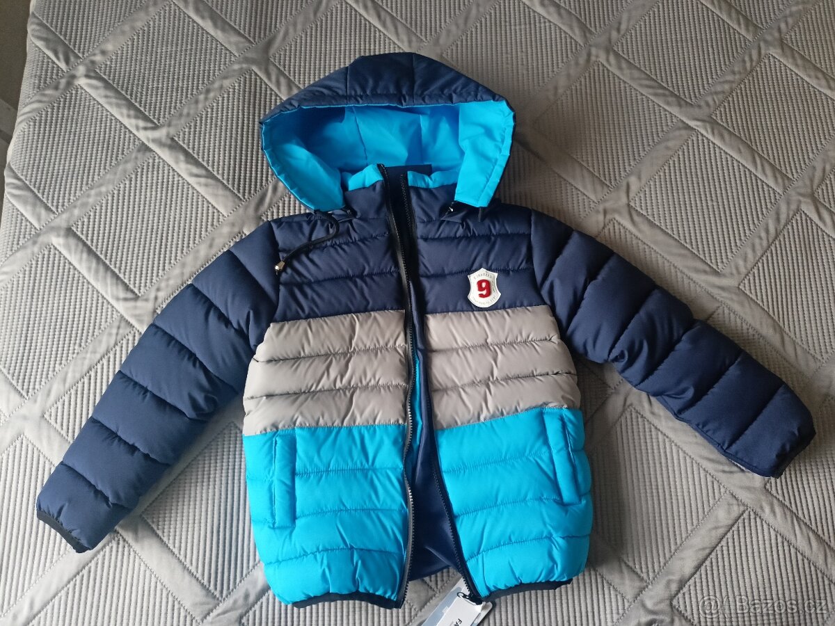 Nová dětská zimní bunda, vel.128 - 4