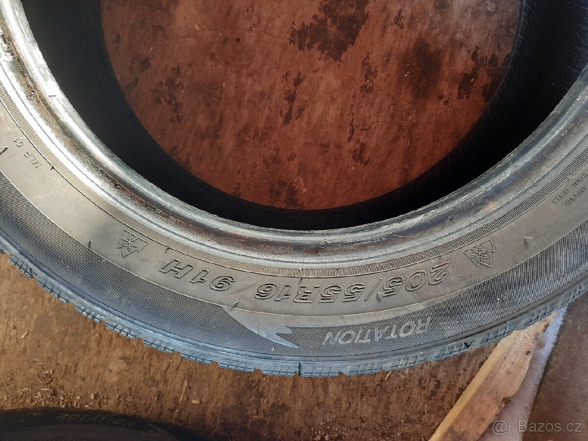 2x zimní pneu 205 55 16 - 4