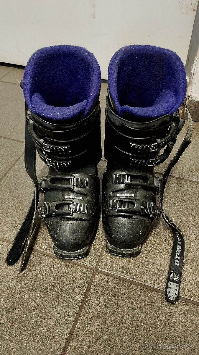 Dětské lyže 118 cm + lyžáky - 4