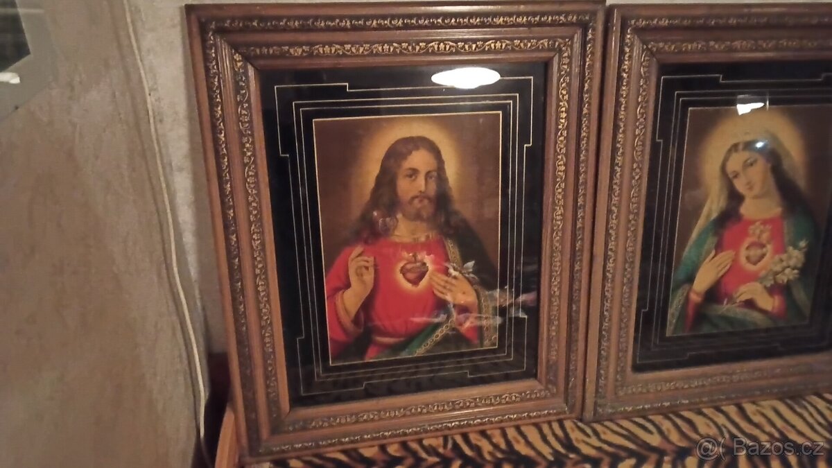 Starožitné obrazy náboženské téma. - 4