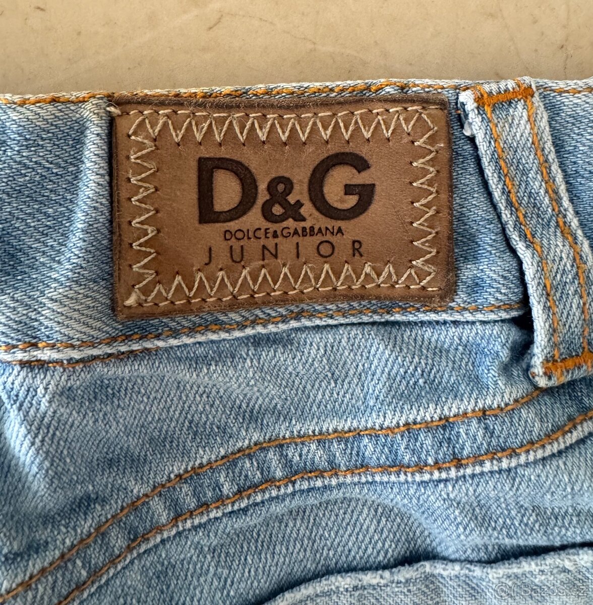 Dětské džínové kraťasy Dolce&Gabbana Junior - 4