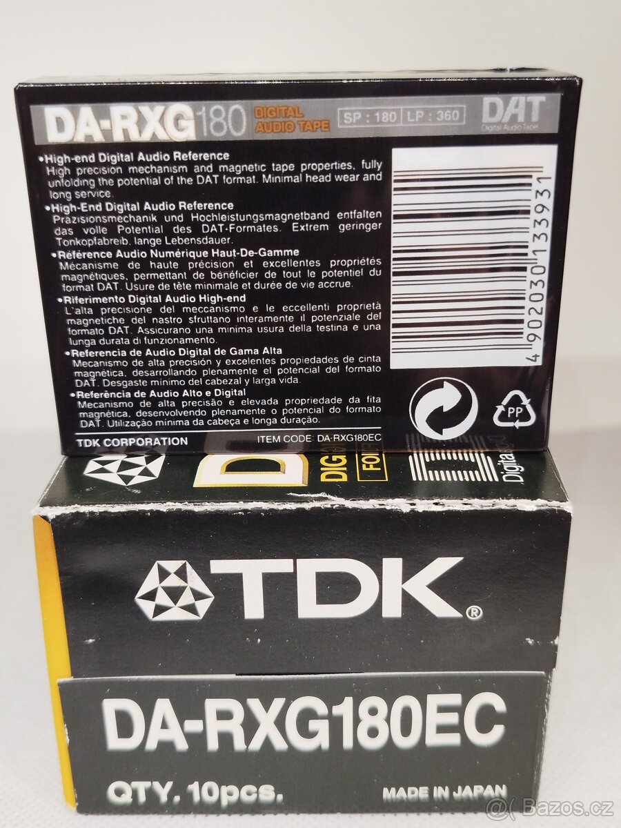 DAT TDK DA-RXG 180 - 4