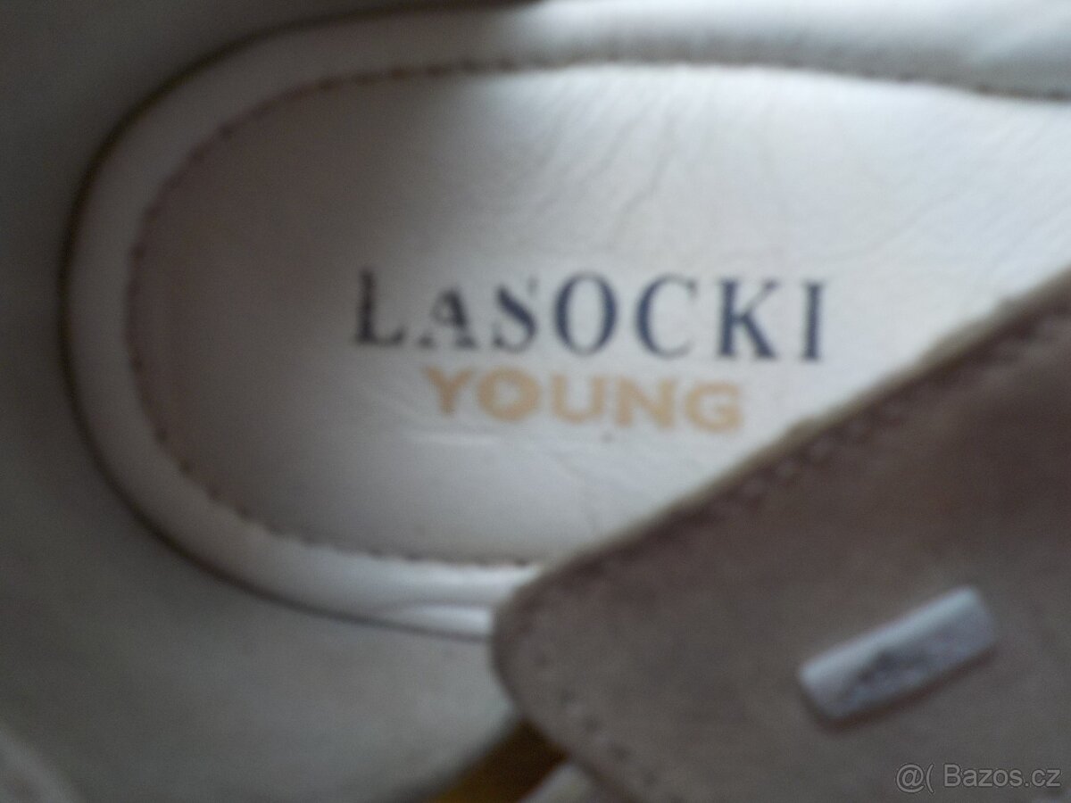 Kožené sandálky " LACOSKI" - 4
