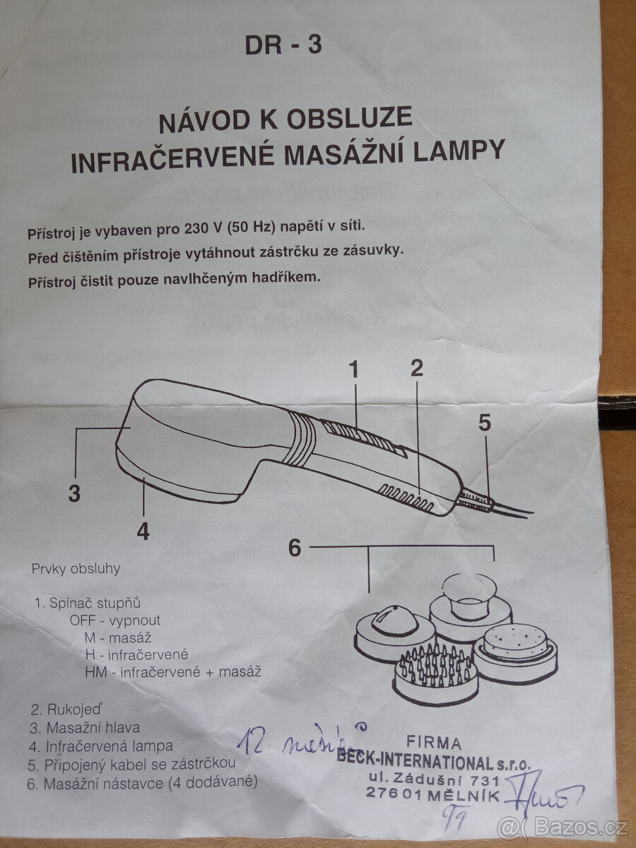 Infračervená masážní lampa - 4