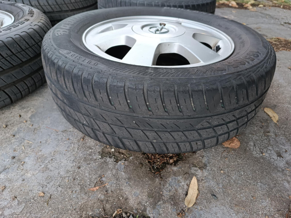 Kola + pneu 5Jx14 ET39, 185/65 R14 86T - vhodné pro Opel - 4