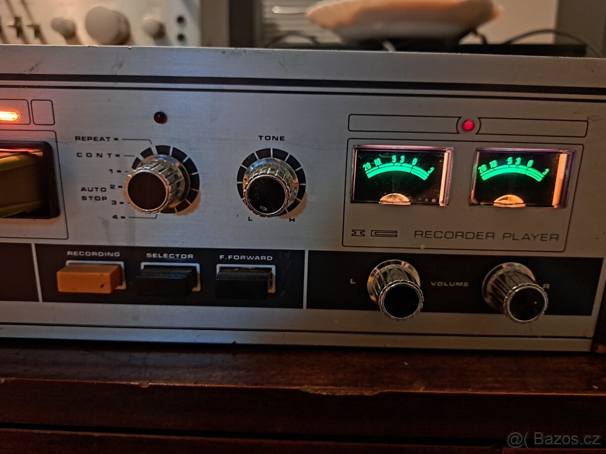 Kuriozita 8 track recorder URANIA DRP-801 funkční - 4