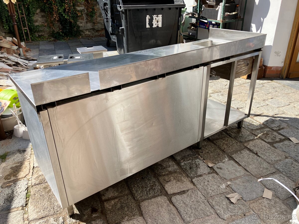 Nerezový chladící šuplíkový stůl - 4