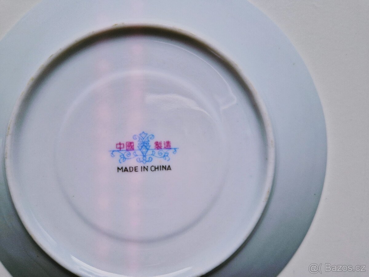 Sada šálků s podšálky, 6 ks, bez vad - 4