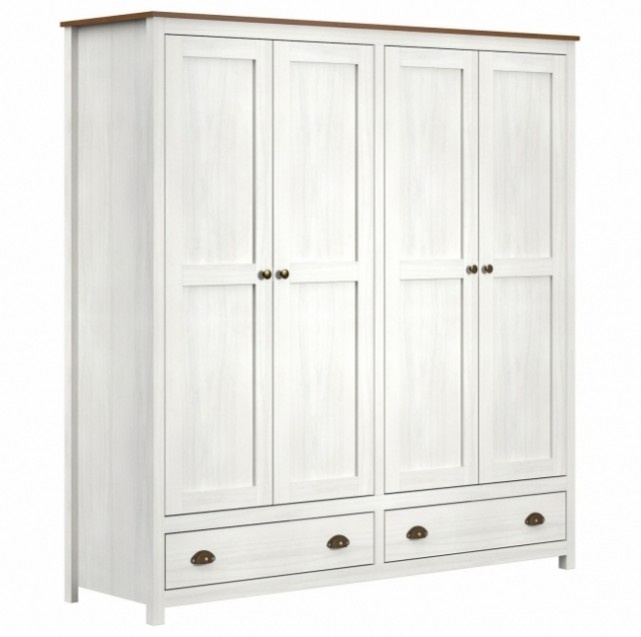 Dřevěná skříň 4dveřová TOPAZIO - 4