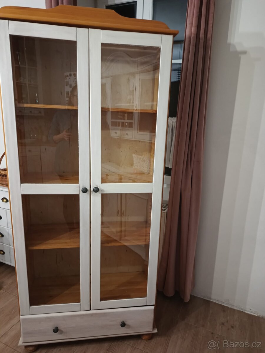 Masivni vitrina borovice - 4