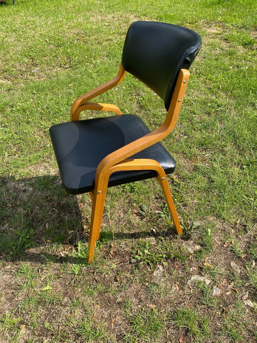 židle retro nábytek sedací křesílko židle volák stará židle - 4